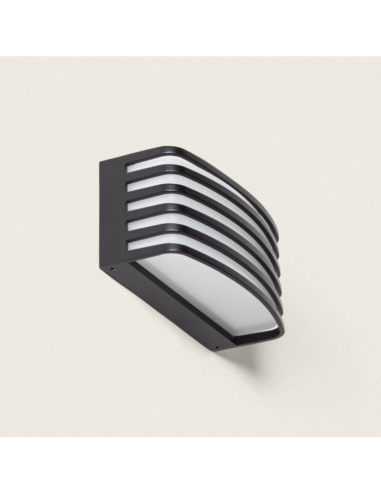 Applique Murale Extérieure LED 12W Éclairage Rectangulaire Noire Juli