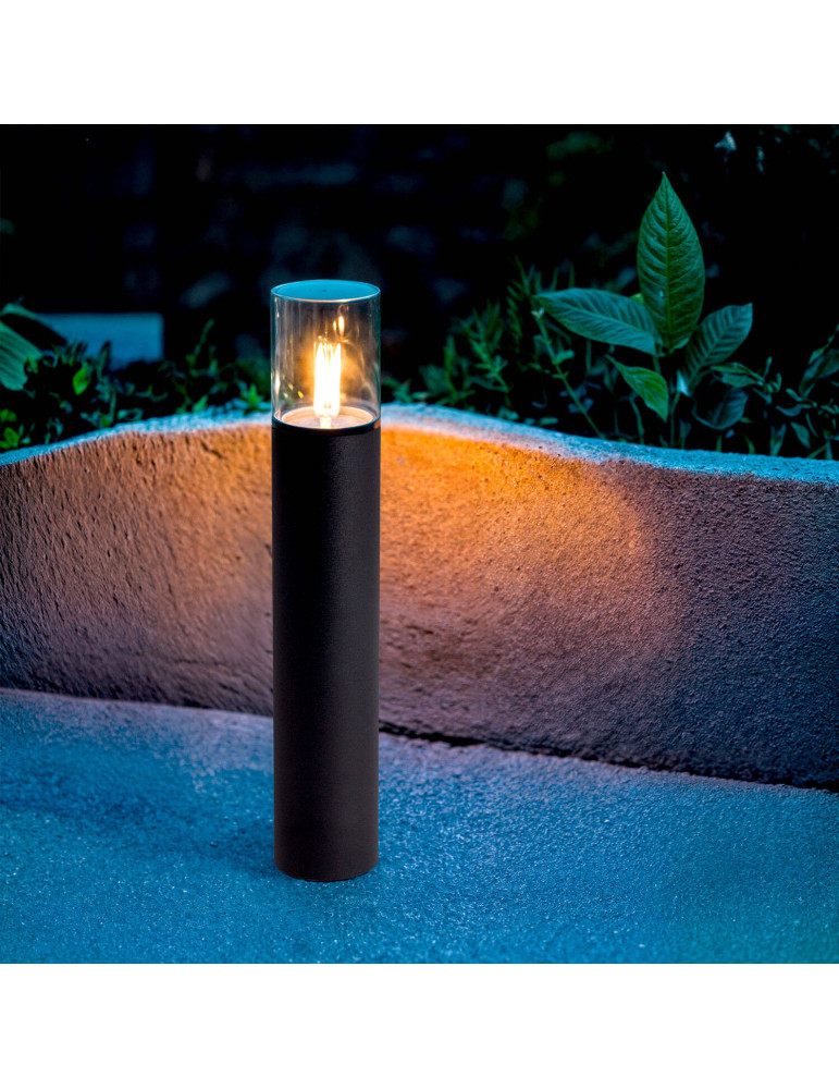 Balise Extérieure en Saillie sur Pied 50 cm Aluminium Solok