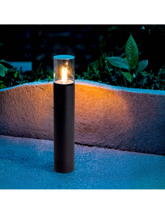 Balise Extérieure en Saillie sur Pied 50 cm Aluminium Solok