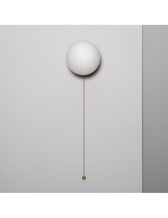 Applique Murale Bois et Verre Gold Orbit