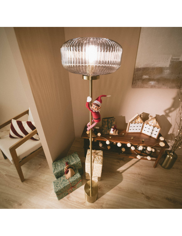 Lampadaire Métal et Verre Windsor