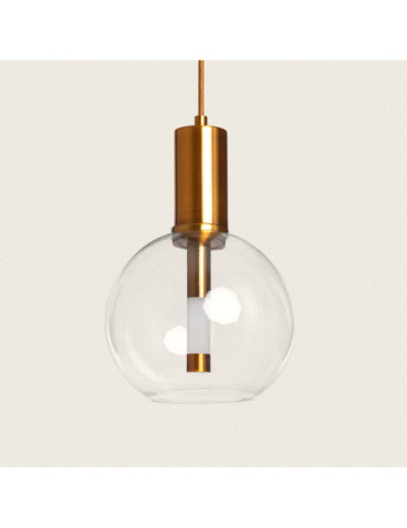 Suspension LED 5W Métal et Verre Ludvika