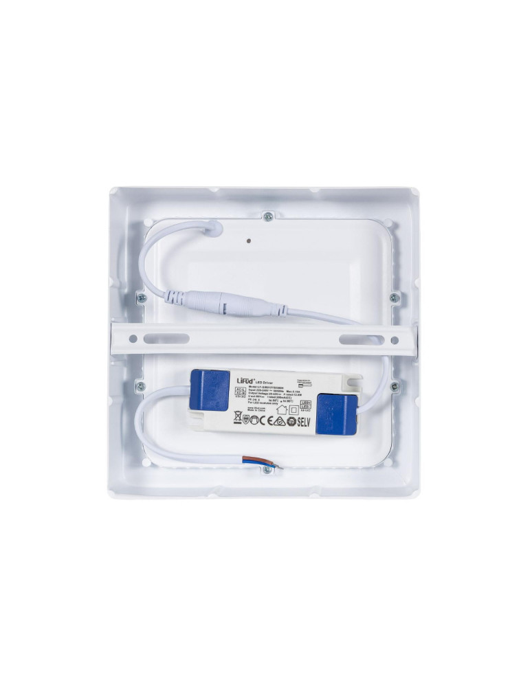 Plafonnier LED Carré 12W LIFUD 170x170 mm