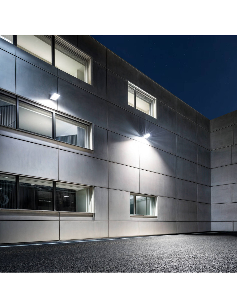 Projecteur LED 100W Dimmable TRIAC 170 lm/W IP65 ELEGANCE Slim PRO Noir