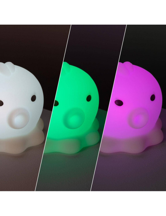 Veilleuse LED Pieuvre RGB Silicone IP67