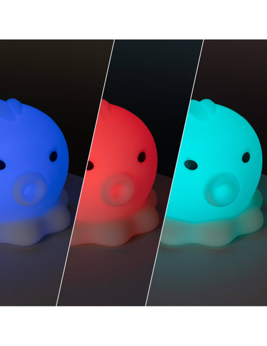 Veilleuse LED Pieuvre RGB Silicone IP67