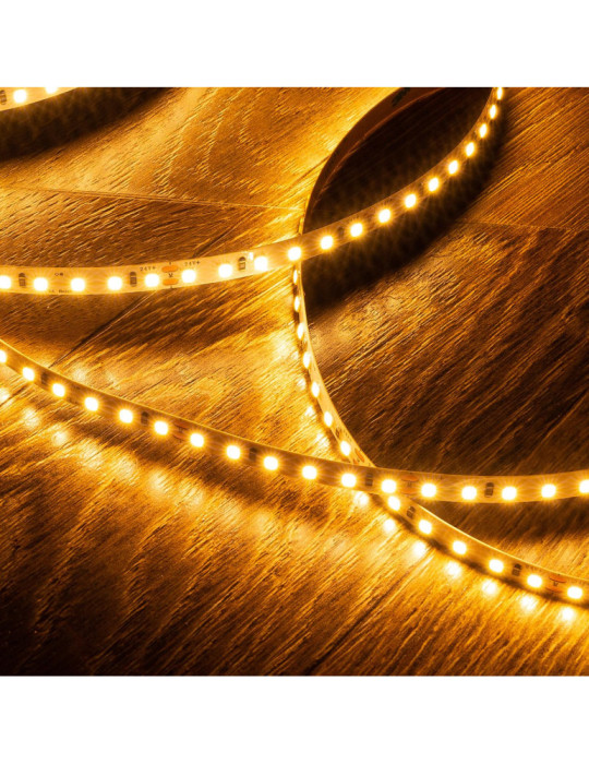 Ruban LED 24V DC SMD2835 120LED/m 5m IP20 Largeur 8mm Coupe 5cm