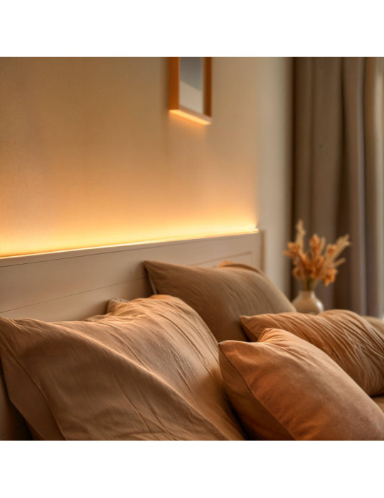 Ruban LED 24V DC SMD2835 120LED/m 5m IP20 Largeur 8mm Coupe 5cm