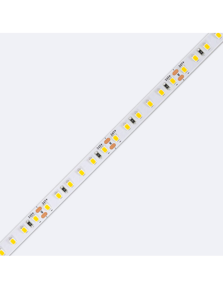 Ruban LED 24V DC SMD2835 120LED/m 5m IP20 Largeur 8mm Coupe 5cm