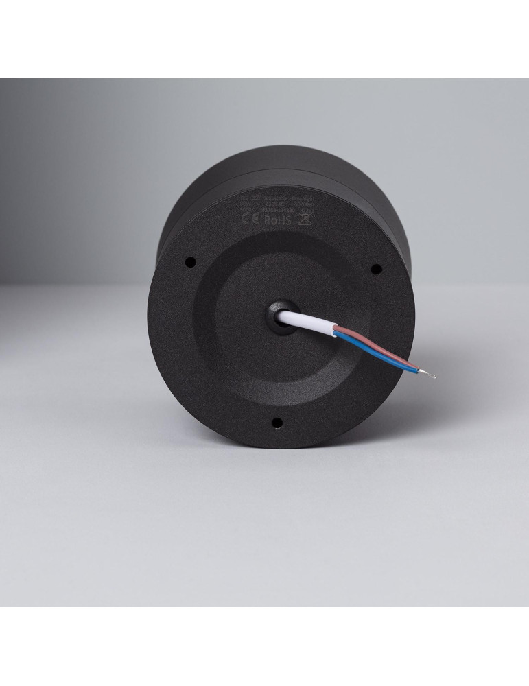 Applique LED 30W Aluminium Ronde Noire New Onuba