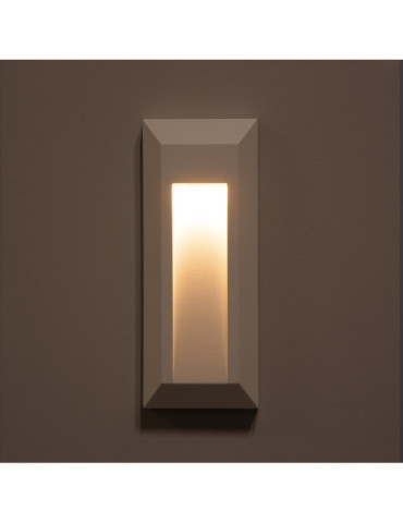 Aplique de Pared LED Gisli IP65 1W Blanco
