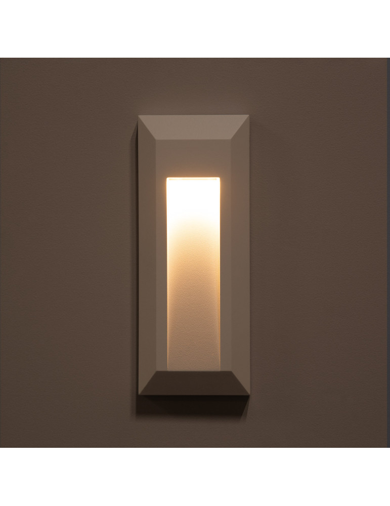 Aplique de Pared LED Gisli IP65 1W Blanco