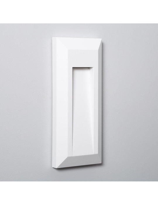 Balise LED Extérieure en Saillie au Mur Rectangulaire Gisli Blanche