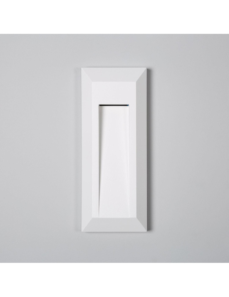 Balise LED Extérieure en Saillie au Mur Rectangulaire Gisli Blanche