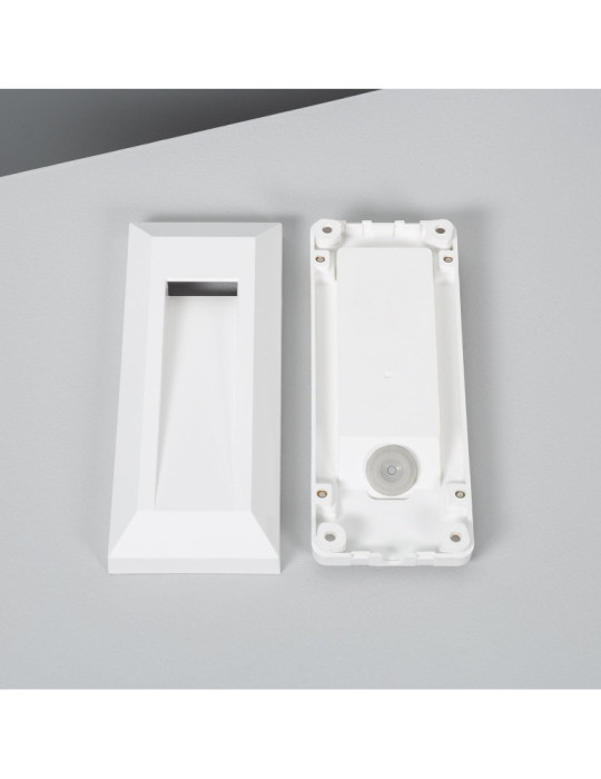 Balise LED Extérieure en Saillie au Mur Rectangulaire Gisli Blanche