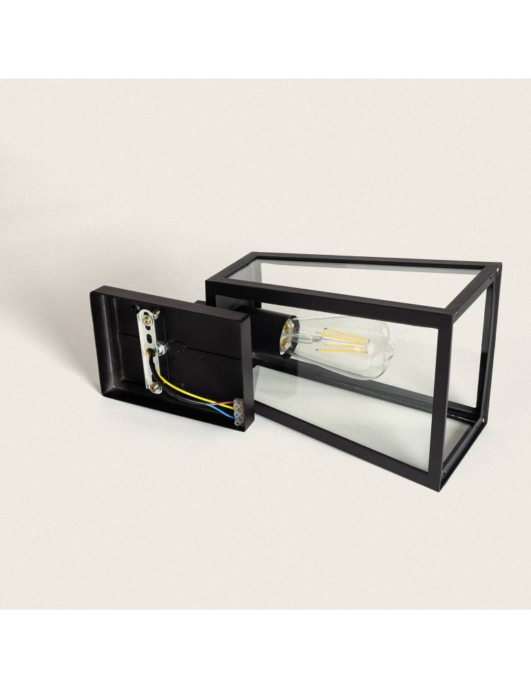 Lampe Murale Extérieure Aluminium et Verre Karan