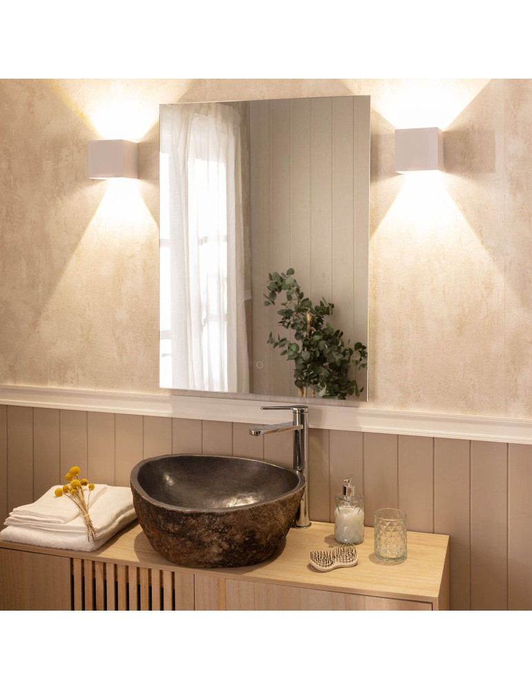 Applique Murale LED Extérieure Aluminium Eros 6W Éclairage Double Face Grise