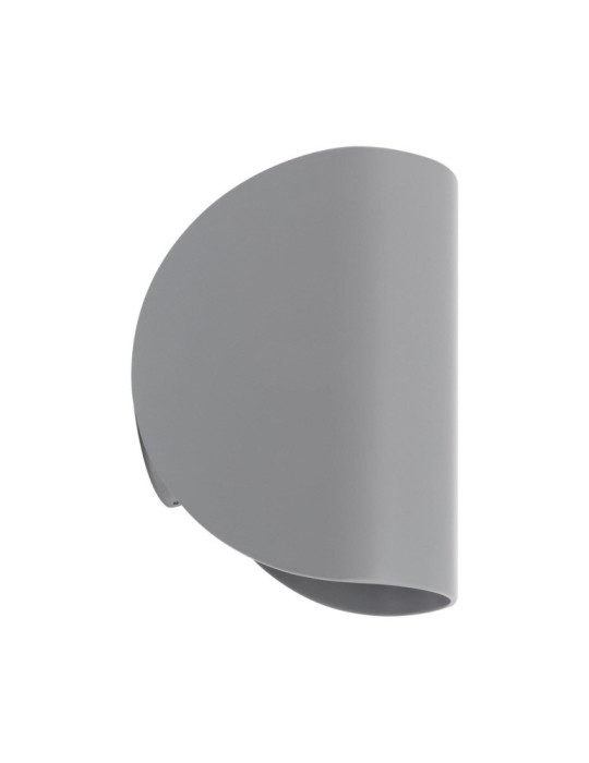 Applique Murale LED Aluminium Gaia 6W Éclairage Double Face Grise