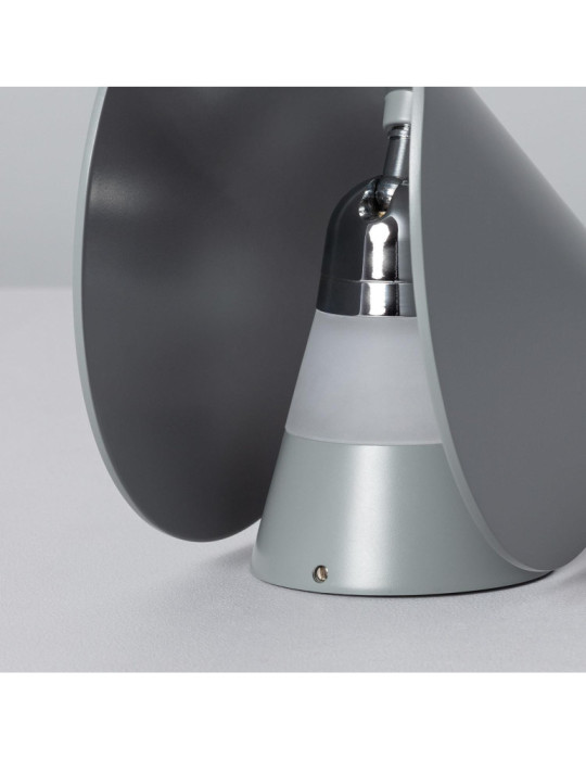 Applique Murale LED Aluminium Gaia 6W Éclairage Double Face Grise