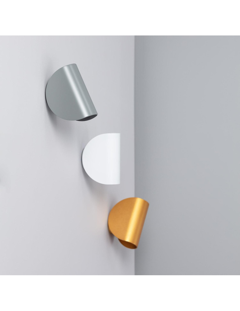 Applique Murale LED Aluminium Gaia 6W Éclairage Double Face Grise