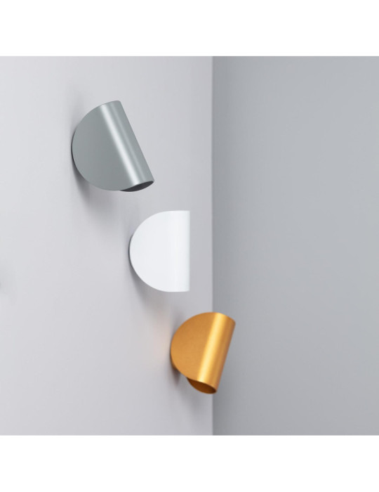 Applique Murale LED Aluminium Gaia 6W Éclairage Double Face Grise