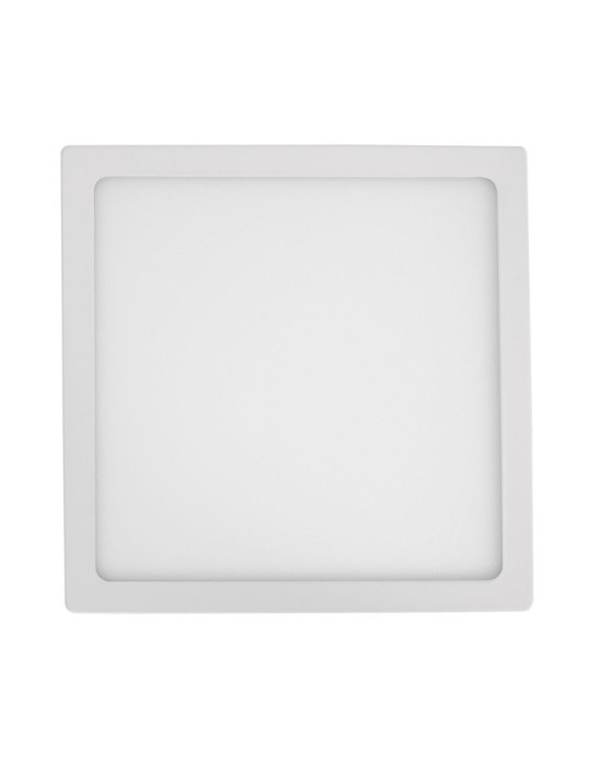Plafonnier LED Carré 18W Extra-Plat CCT Sélectionnable 205x205 mm