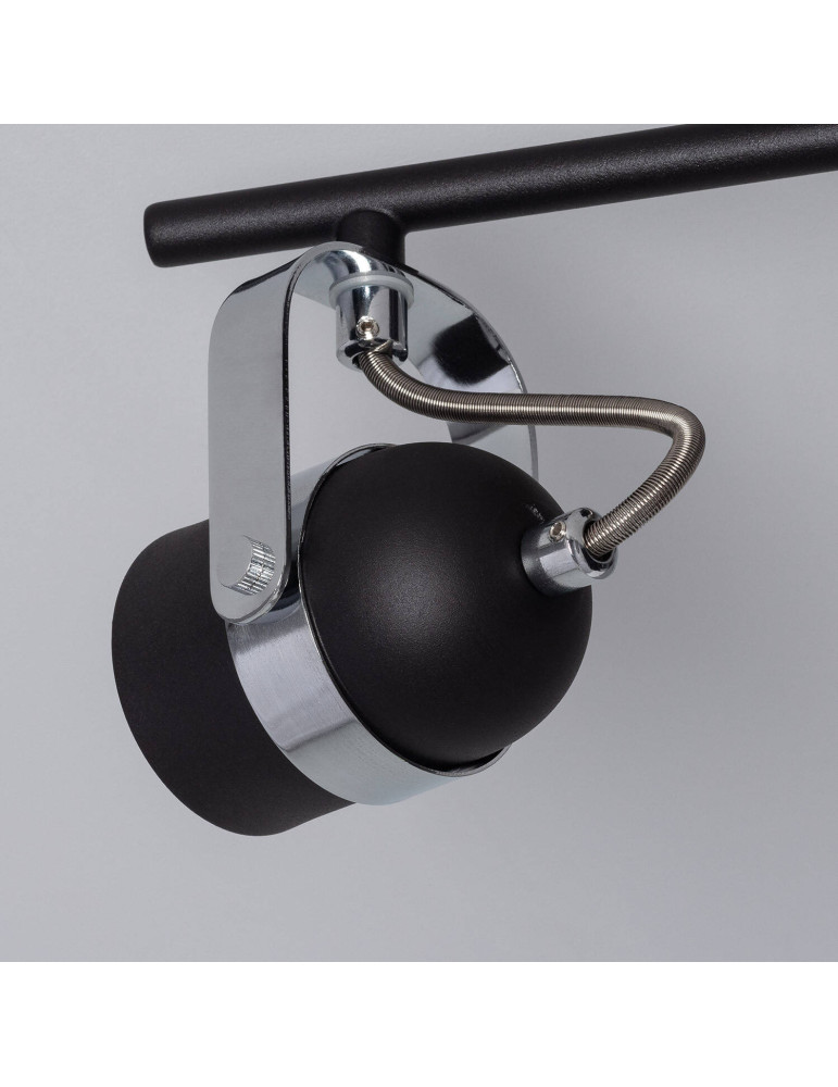 Plafonnier Orientable Aluminium Sinner 2 Spots Noir