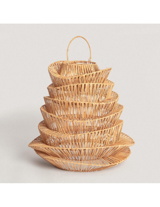 Abat-jour Suspension Rotin Halima Ø570 mm ILUZZIA