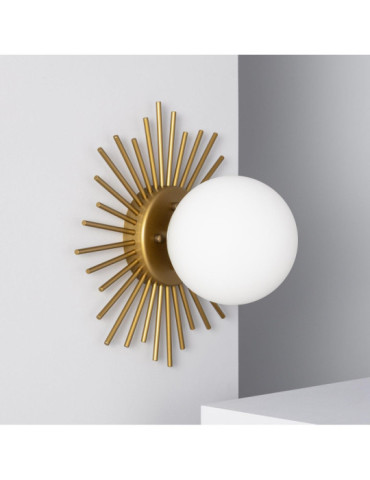 Applique Murale Métal et Verre Moonlight