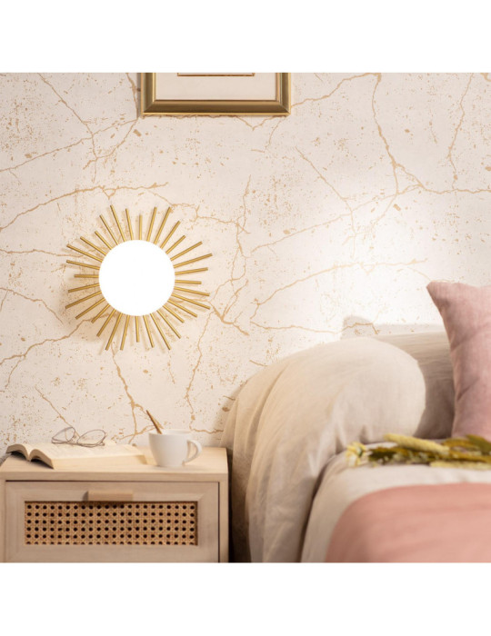 Applique Murale Métal et Verre Moonlight