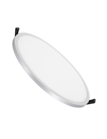 Dalle LED Ronde Slim Surface 30W LIFUD Grise Coupe Ø205mm