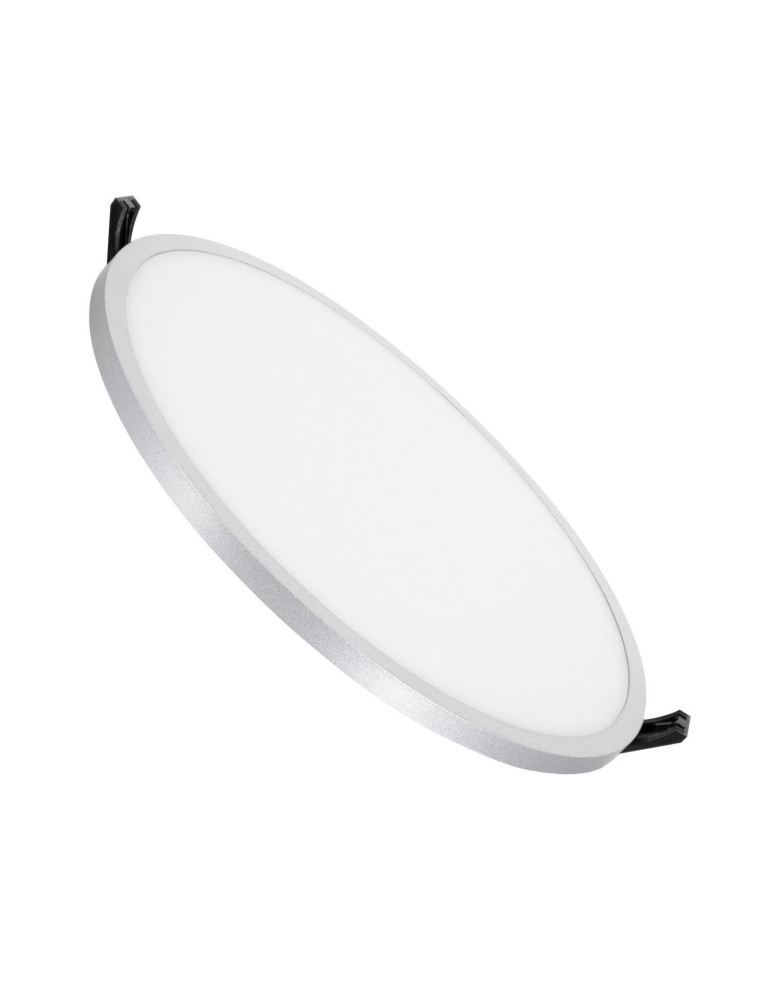 Dalle LED Ronde Slim Surface 30W LIFUD Grise Coupe Ø205mm