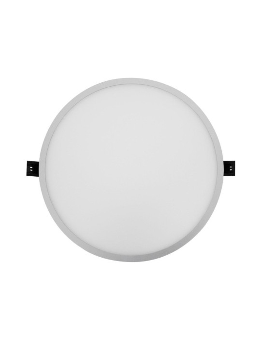 Dalle LED Ronde Slim Surface 30W LIFUD Grise Coupe Ø205mm