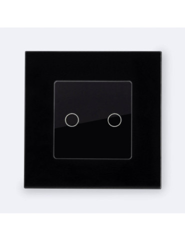 Interrupteur Tactile Double avec Cadre Verre Modern