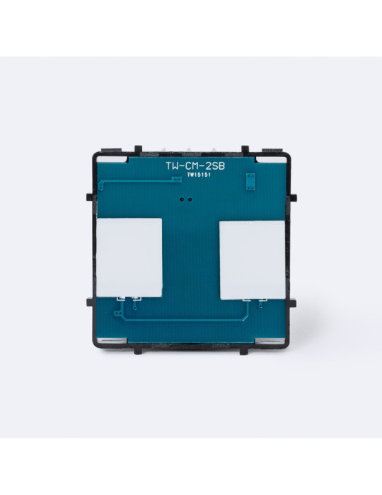 Interruptor Táctil Doble con Marco Cristal Modern