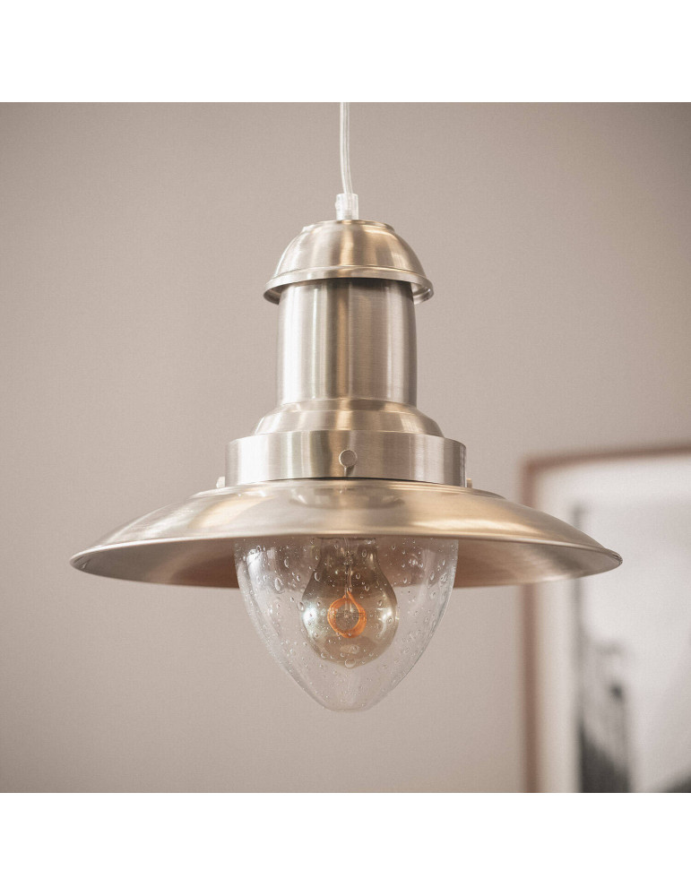 Suspension Nickel Satiné Fisherman