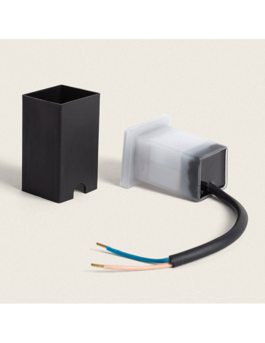 Balise Extérieure LED 2W Carrée Encastrable Mur Rembel