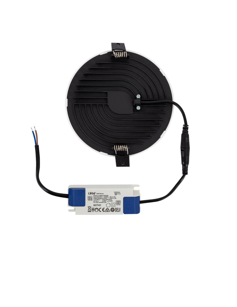 Dalle LED Ronde High Lumen 16W LIFUD Coupe Ø135mm