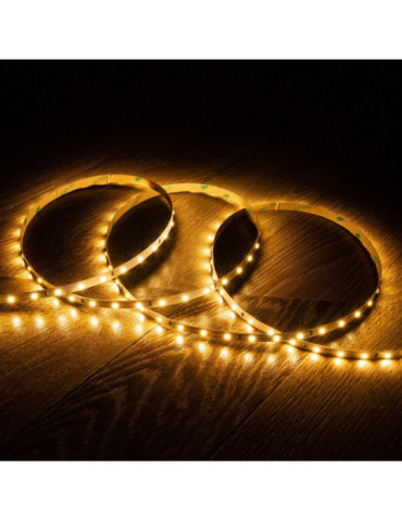 Ruban LED 24V DC 60LED/m 5m IP20 Largeur 8mm coupe 10cm