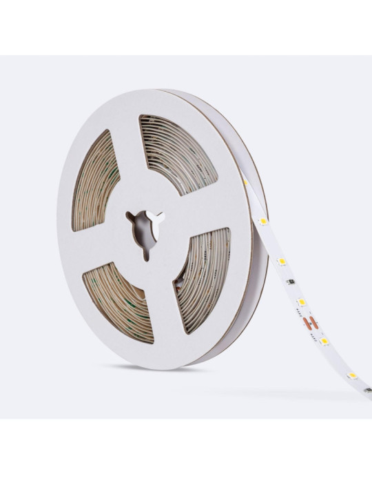 Ruban LED 24V DC 60LED/m 5m IP20 Largeur 8mm coupe 10cm