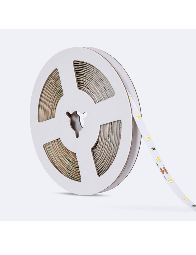 Ruban LED 24V DC 60LED/m 5m IP20 Largeur 8mm coupe 10cm