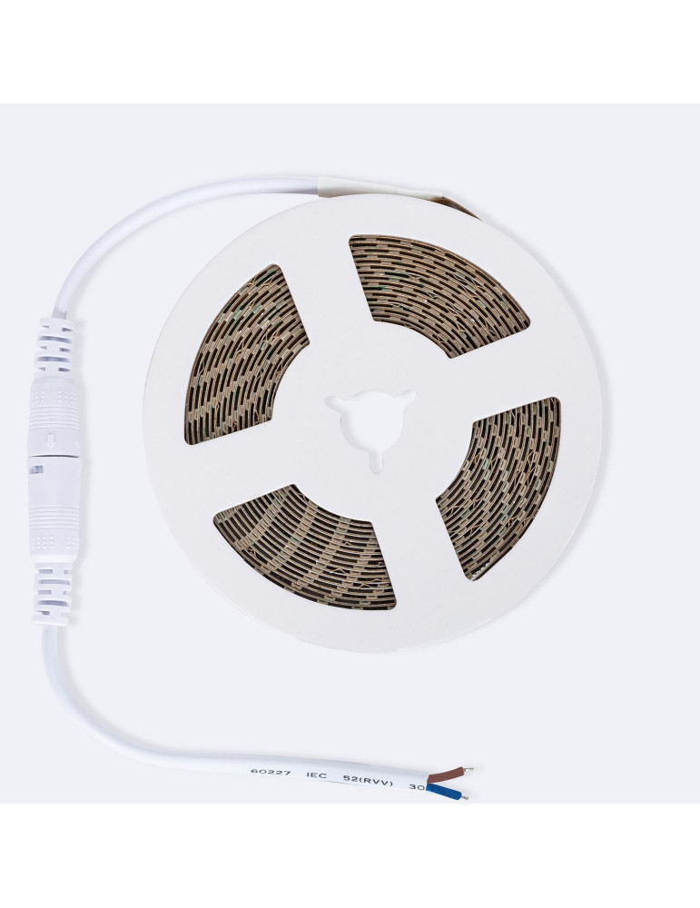 Ruban LED 24V DC 60LED/m 5m IP20 Largeur 8mm coupe 10cm