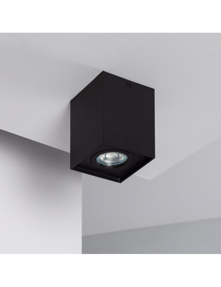 Plafonnier Aluminium Jaspe Noir