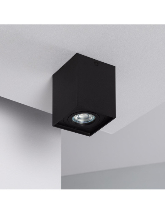 Plafonnier Aluminium Jaspe Noir