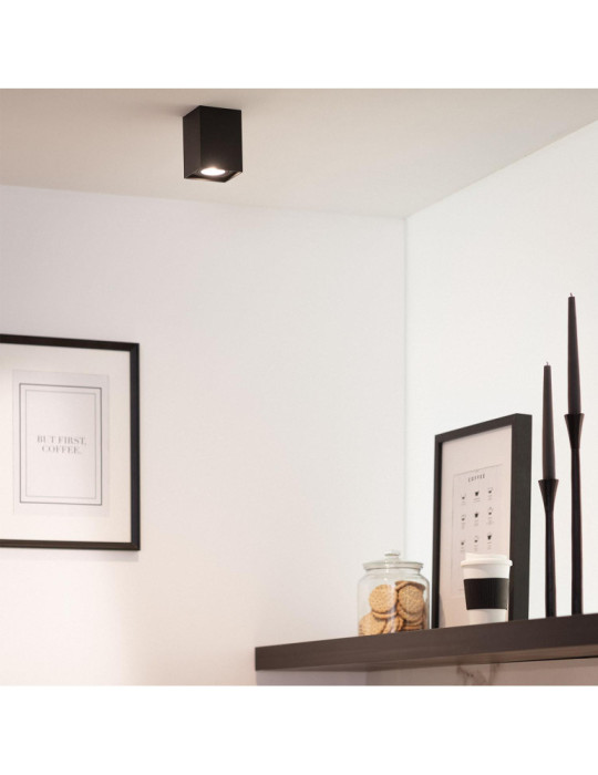 Plafonnier Aluminium Jaspe Noir