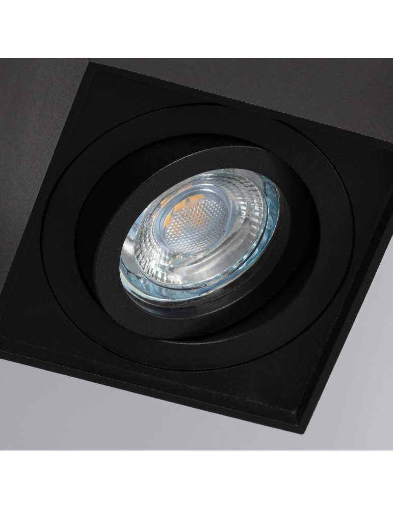 Plafonnier Aluminium Jaspe Noir