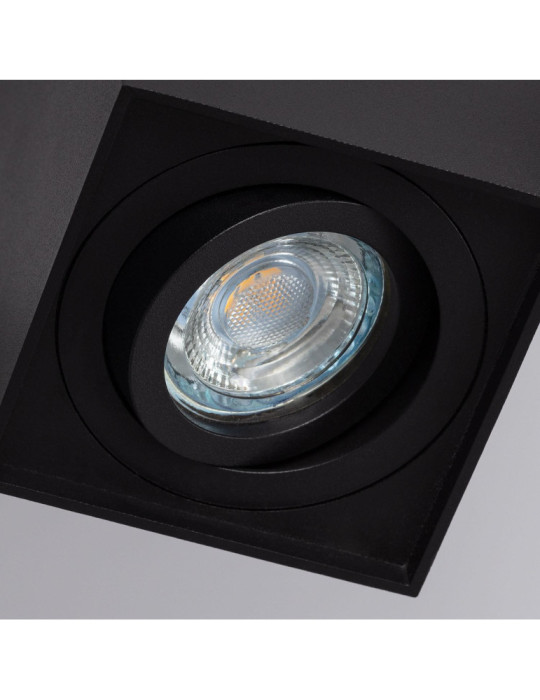 Plafonnier Aluminium Jaspe Noir