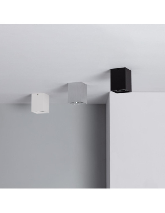 Plafonnier Aluminium Jaspe Noir