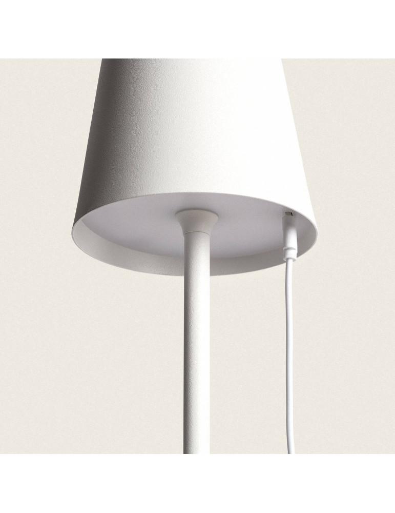 Lampe à Poser LED Portable 3W Anisa Métal avec Batterie Rechargeable USB