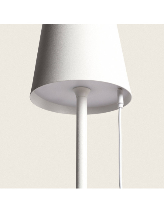 Lampe à Poser LED Portable 3W Anisa Métal avec Batterie Rechargeable USB